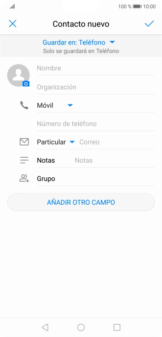 Pulsa la lista desplegable de la guía.