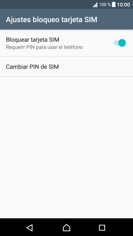 Pulsa el indicador para activar o desactivar la función.
