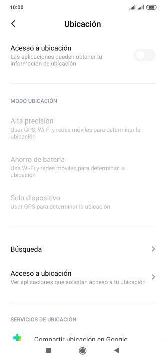 Pulsa el indicador junto a 