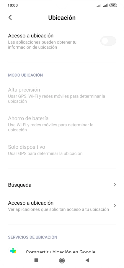 Pulsa el indicador junto a 