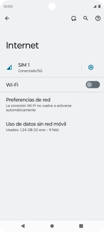 Pulsa el indicador junto a 