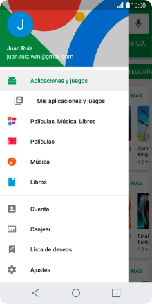 Pulsa Mis aplicaciones y juegos.