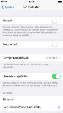 Pulsa el indicador junto a 