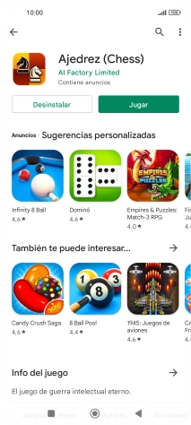 Pulsa la tecla de inicio para terminar y regresar a la pantalla de inicio.