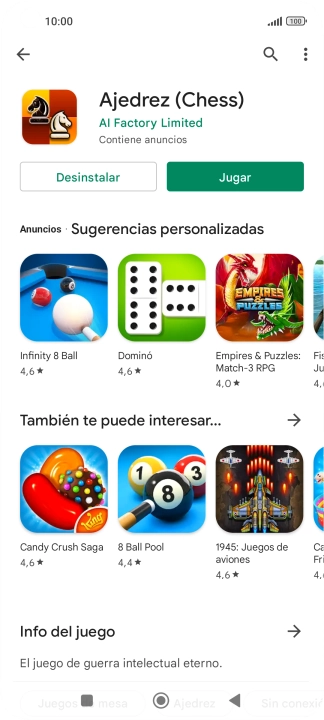 Pulsa la tecla de inicio para terminar y regresar a la pantalla de inicio.