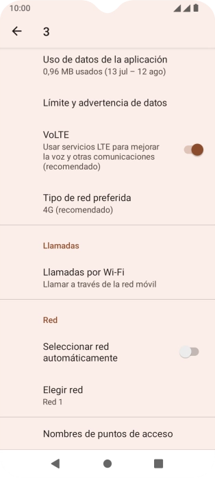 Pulsa el indicador junto a 