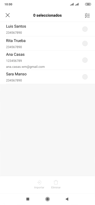 Pulsa el icono de seleccionar todo. Pulsa el icono de seleccionar todo.