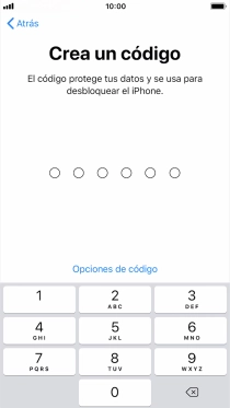 Pulsa Opciones de código.