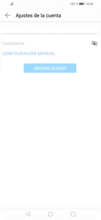 Pulsa Contraseña e introduce la contraseña de tu cuenta de correo electrónico.