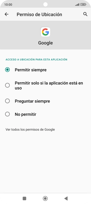Pulsa el ajuste deseado.