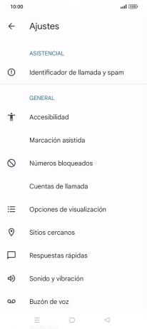 Pulsa Cuentas de llamada.