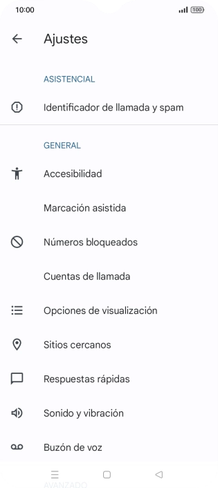 Pulsa Cuentas de llamada.