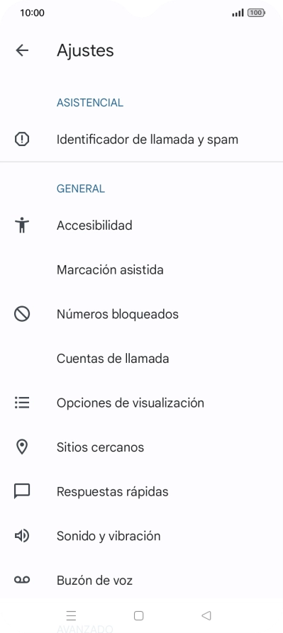 Pulsa Cuentas de llamada.