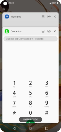 Para cerrar una sola aplicación en ejecución, desliza el dedo hacia la derecha sobre la aplicación deseada.