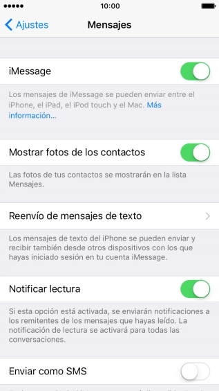 Pulsa el indicador junto a 
