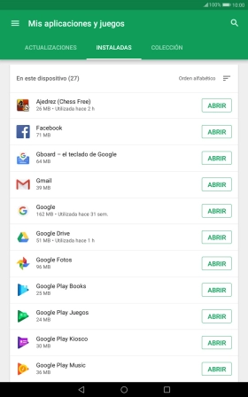 Pulsa la app deseada. Pulsa la app deseada.