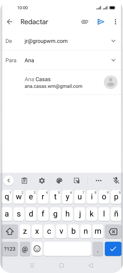 Pulsa el contacto deseado.