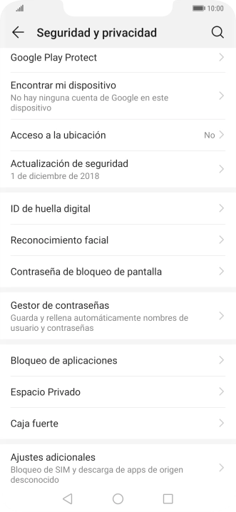 Pulsa Acceso a la ubicación.