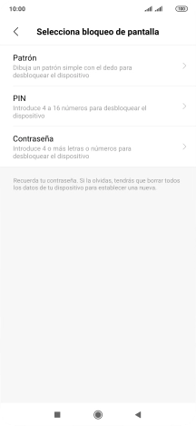 Pulsa el código de seguridad deseado y sigue las indicaciones de la pantalla para crear un código de seguridad del teléfono adicional. Pulsa el código de seguridad deseado y sigue las indicaciones de la pantalla para crear un código de seguridad del teléfono adicional.