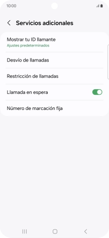 Pulsa el indicador junto a 