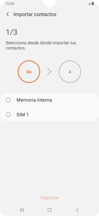 Pulsa el nombre de la tarjeta SIM.
