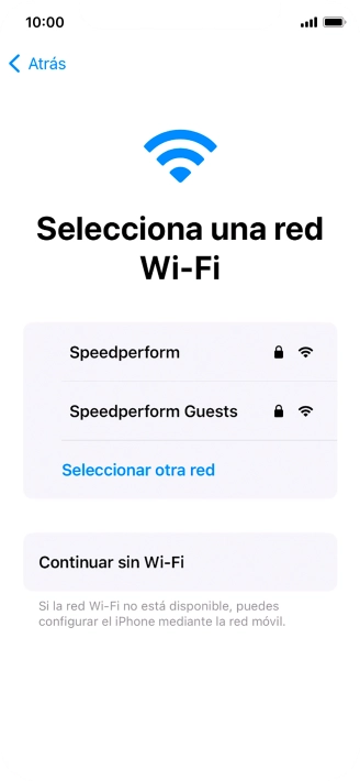 Pulsa la red wifi deseada.