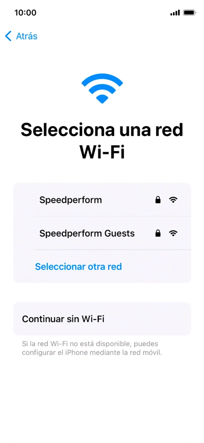 Pulsa la red wifi deseada.