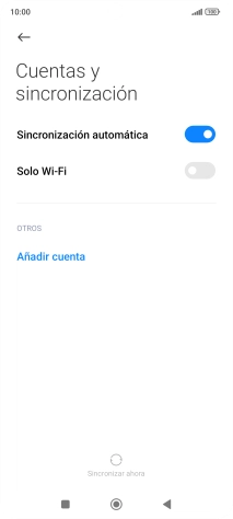 Pulsa Añadir cuenta.