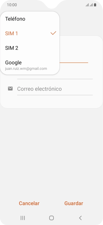 Pulsa Teléfono.