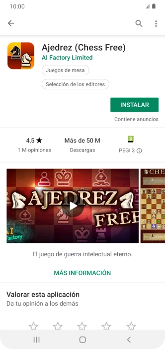 Pulsa INSTALAR y sigue las indicaciones de la pantalla para instalar la app.