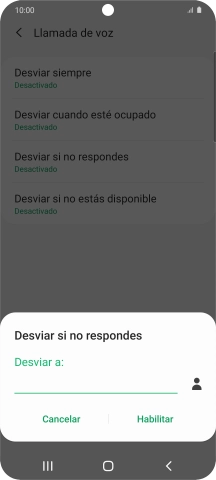 Introduce +34600132000 y pulsa Habilitar.