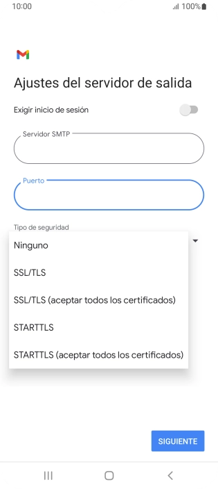 Pulsa Ninguno.