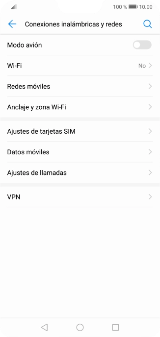 Pulsa Anclaje y zona Wi-Fi. Pulsa Anclaje y zona Wi-Fi.