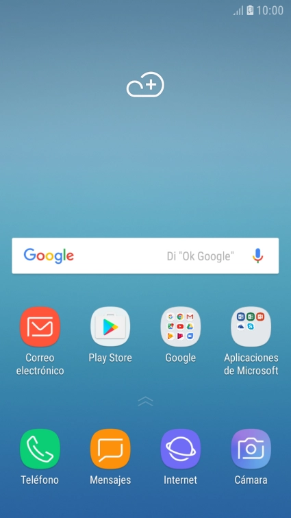 Cuando el icono de carga de batería aparece en la pantalla, el teléfono se está cargando.