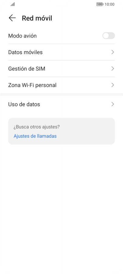 Pulsa Datos móviles.