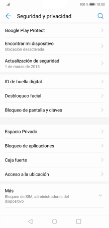 Pulsa ID de huella digital.