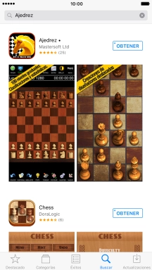 Pulsa la app deseada.