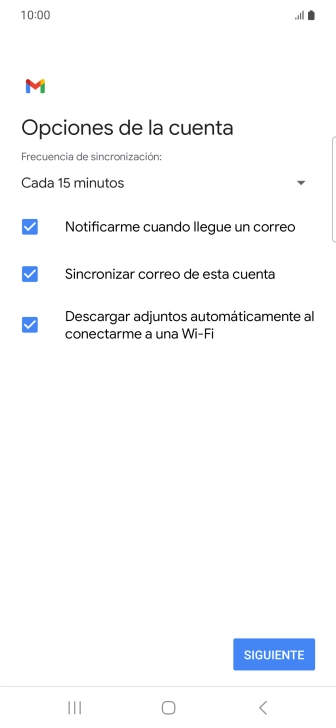 Pulsa la lista desplegable bajo 