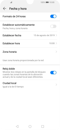 Pulsa el indicador junto a 