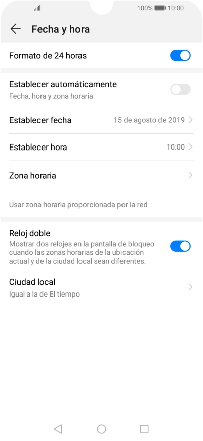 Pulsa el indicador junto a 