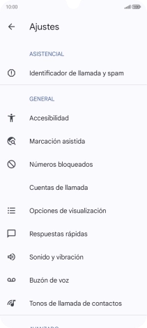 Pulsa Cuentas de llamada.