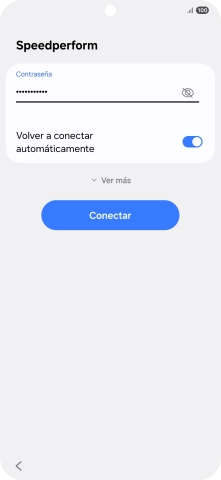 Introduce la contraseña de la red wifi y pulsa Conectar.