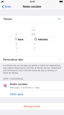 Pulsa Personalizar días.