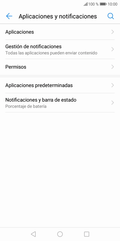 Pulsa Gestión de notificaciones.