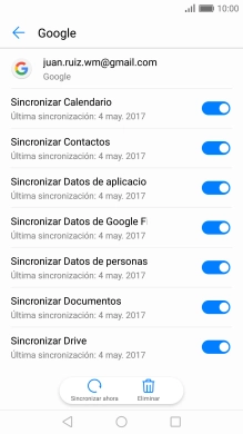 Pulsa la tecla de inicio para terminar y regresar a la pantalla de inicio.