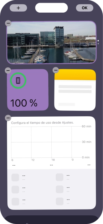 Pulsa el icono de añadir.
