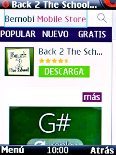 Selecciona DESCARGA.