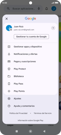 Pulsa Gestionar apps y dispositivo.