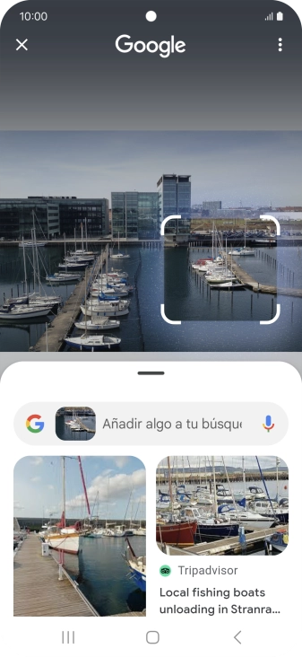 Sigue las indicaciones de la pantalla para utilizar los resultados de búsqueda. Sigue las indicaciones de la pantalla para utilizar los resultados de búsqueda.
