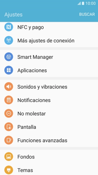 Pulsa Sonidos y vibraciones.